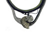 necklace: fabrics, quartz, shell, zipper, glass beads